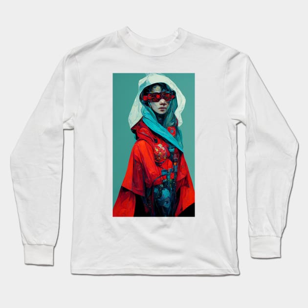 Future Human - 083 - Nurse Long Sleeve T-Shirt by Sticky Fingers